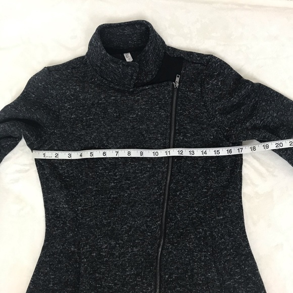 Fabletics Calypso Jacket Tweed Asymmetrical Zip XS - Picture 14 of 16
